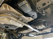 Fox Sportuitlaat Opel Astra K Sports Tourer voordemper