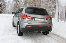 Fox Sportuitlaat Mitsubishi ASX voorwielaandrijving - Type GAO uitlaatdemper, rechter uitlaat - 129x106 Type 44