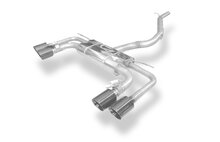 Fox Sportuitlaat Cupra Ateca/ Seat Ateca Cupra 4x4 - 5FP Half uitlaatsysteem vanaf katalysator - 2x100 Type 25 rechts/links zwart ge&euml;mailleerd - met 2 elektronische kleppen