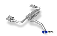 Fox Sportuitlaat Toyota Auris Benzine Achterdemper Rechts/Links - 2x80 Type 13 Rechts/Links