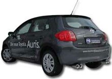 Fox Sportuitlaat Toyota Auris Benzine Achterdemper Rechts/Links - 2x90 Type 13 Rechts/Links