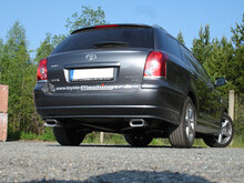 Fox Sportuitlaat Toyota Avensis T25 Benzine - Combi Achterdemper rechts/links - 160x80 Type 53 rechts/links