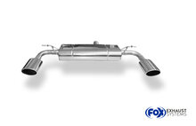 Fox Sportuitlaat Mercedes B-Klasse - 246 - 4-matic achterdemper dwarsuitgang rechts/links - 140x90 type 32 rechts/links