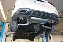 Fox Sportuitlaat Mercedes B-Klasse - 247 Achterdemper dwarsuitgang rechts/links