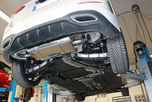 Fox Sportuitlaat Mercedes B-Klasse - 247 Achterdemper dwarsuitgang rechts/links
