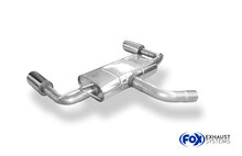 Fox Sportuitlaat VW Beetle - 16 (5C) Coup&eacute; &amp; Cabriolet Onafhankelijke wielophanging. Achterdemper Rechts/Links Uitlaat - 1x100 Type 25 Rechts/Links