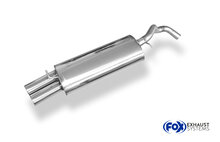 Fox Sportuitlaat Achterdemper VW Beetle Type 1C/9C - 2x76 Type 13