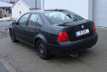 Fox Sportuitlaat VW Bora 1J/ Bora 1J Variant - 4-Motion Achterdemper - 2x76 Type 12