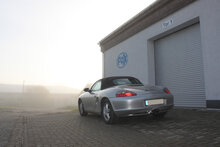 Fox Sportuitlaat Porsche Boxster Type 986 achterdemper, centrale uitlaat - 2x80 Type 25