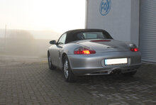 Fox Sportuitlaat Porsche Boxster Type 986 achterdemper, centrale uitlaat - 2x80 Type 25
