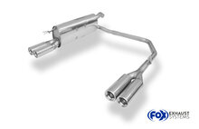 Fox Sportuitlaat Fiat Bravo 198 achterdemper, rechter/linker uitgang - 2x76 Type 13 rechts/links