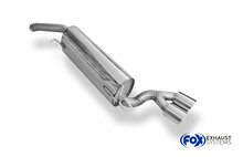 Fox Sportuitlaat Fiat Bravo 198 voor modellen met bumperuitsparing, achterdemper - 2x80 type 16