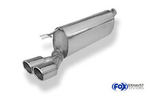 Fox Sportuitlaat Fiat Bravo 198 voor modellen met bumperuitsparing, achterdemper - 2x80 type 16