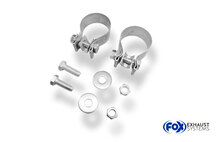 Fox Sportuitlaat Subaru BRZ/Toyota GT86 achterdemper, dwarsuitgang rechts/links - 1x100 type 16 rechts/links