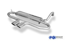 Fox Sportuitlaat Citroen C1/ Peugeot 107/ Toyota Aygo Achterdemper, middenuitlaat - 2x86x54 Type 32