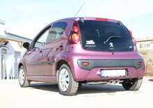Fox Sportuitlaat Citroen C1/ Peugeot 107/ Toyota Aygo Achterdemper, middenuitlaat - 2x106x71 Type 33