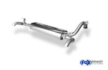 Fox Sportuitlaat Citroen C1 II Achterdemper Rechts/Links Uitlaat - Diesel Look