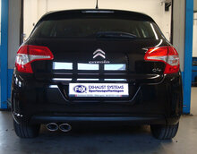 Fox Sportuitlaat Citroen C4 - B7 Achterdemper - 2x106x71 Type 32