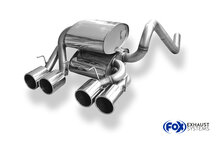 Fox Sportuitlaat Corvette C06 achterdemper, middenuitlaat - 4x100 Type 12 midden