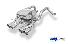 Fox Sportuitlaat Corvette C06 achterdemper, middenuitlaat - 4x100 Type 16 midden