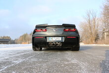 Fox Sportuitlaat Corvette C7/Z06 achterdemper, centrale uitlaat - 4x100 Type 25 midden