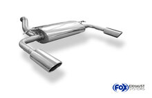 Fox Sportuitlaat Volvo C70 II - Achterdemper cabriolet dwarsuitgang rechts/links - 115x85 Type 32 rechts/links