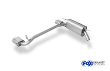 Fox Sportuitlaat Opel Calibra A achterdemper, rechter/linker uitlaat - 135x80 type 53 rechts/links