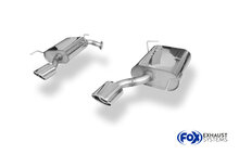Fox Sportuitlaat Chevrolet Captiva KLAC achterdemper rechts/links - 115x85 type 33 rechts/links