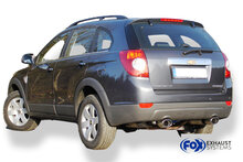 Fox Sportuitlaat Chevrolet Captiva KLAC achterdemper rechts/links - 115x85 type 33 rechts/links
