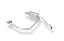 Fox Sportuitlaat Renault Captur achterdemper, rechter/linker uitgang - 2x76 Type 16 rechts/links
