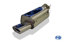 Fox Sportuitlaat Mitsubishi Carisma Type DAO achterdemper - 135x80 Type 53