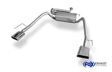 Fox Sportuitlaat Opel Cascada achterdemper, dwarsuitgang rechts/links - 145x65 type 59 rechts/links
