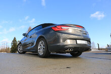 Fox Sportuitlaat Opel Cascada achterdemper, dwarsuitgang rechts/links - 2x76 Type 12 rechts/links
