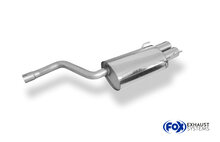 Fox Sportuitlaat Mercedes C-Klasse W202/S202 Achterdemper Inlaat 61mm - 2x80 Type 13