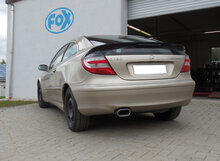 Fox Sportuitlaat Mercedes C-Klasse Sportcoup&eacute; CL203 achterdemper - 160x80 Type 53