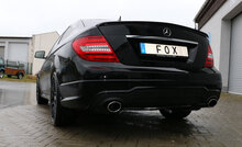 Fox Sportuitlaat Mercedes C-Klasse 4-cilinder - W204/S204 achterdemper rechts/links met Y-connector - 115x85 type 32 rechts/links
