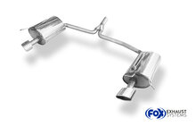 Fox Sportuitlaat Mercedes C-Klasse 4-cilinder - W204/S204 achterdemper rechts/links met Y-connector - 115x85 type 38 rechts/links