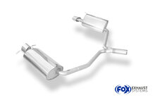Fox Sportuitlaat Mercedes C-Klasse 4-cilinder - W204/S204 achterdemper rechts/links met Y-connector - 115x85 type 38 rechts/links