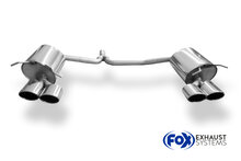 Fox Sportuitlaat Mercedes C-Klasse 4-cilinder - W204/S204 achterdemper rechts/links met Y-connector - 2x115x85 type 32 rechts/links