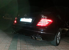 Fox Sportuitlaat Mercedes C-Klasse 4-cilinder Coup&eacute; C204 achterdemper rechts/links incl. Y-verbindingspijp - 2x115x85 type 32 rechts/links