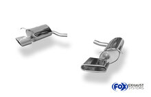 Fox Sportuitlaat Mercedes C-Klasse 6-cilinder - W204/S204 AMG-pakket + inzetstuk achterdemper rechts/links - 220x85 type 49 rechts/links