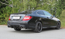 Fox Sportuitlaat Mercedes C-Klasse Coup&eacute; 6-cilinder - C204 AMG-pakket, achterdemper rechts/links - 2x115x85 type 32 rechts/links