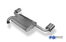 Fox Sportuitlaat Citro&euml;n C-Crosser - Modeljaar vanaf 2006, dwarsgeplaatste achterdemper, uitlaat rechts/links - 135x80 Type 53 rechts/links