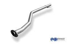 Fox Sportuitlaat Vervangingspijp voor de voordemper van de Toyota Celica T23 - pijpdiameter: 63,5 mm