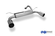 Fox Sportuitlaat Honda Civic 5 achterdemper, dwarsuitgang rechts/links - 1x114 type 10 rechts/links