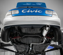 Fox Sportuitlaat Honda Civic 5 - EG2 EG3 Achter- en voordemper - 1x90 Type 24