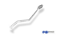 Fox Sportuitlaat Honda Civic VII voordemper