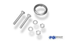 Fox Sportuitlaat Honda Civic VII - 5-deurs achterdemper - 135x85 Type 53