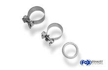 Fox Sportuitlaat Honda Civic IX Hatchback voordemper