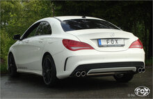 Fox Sportuitlaat Mercedes CLA - C117/ X117 Voorwielaandrijving Achterdemper dwarsuitgang rechts/links - 2x80 Type 12 rechts/links